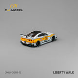 (Pre-Order) 1:64 Nissan LBWK GT35RR Super Silhouette -- #23 White/Yellow -- CM-Model