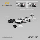 (Pre-Order) 1:64 Koenigsegg Jesko Absolut -- White -- CM-Model