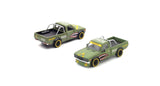 (Pre-Order) 1:64 Datsun 620 Ute PANDEM -- Fighter Green Shark -- Pop Race x Enigma
