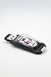 (Pre-Order) 1:64 Lamborghini Miura GT LB-Silhouette -- White/Pink -- INNO64 x D/Stans