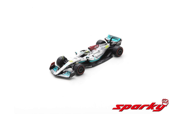 1:64 2022 Lewis Hamilton -- #44 Mercedes-AMG W13 E -- Spark F1