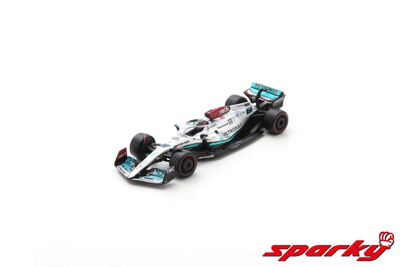 1:64 2022 George Russell -- #63 Mercedes-AMG W13 E -- Spark F1