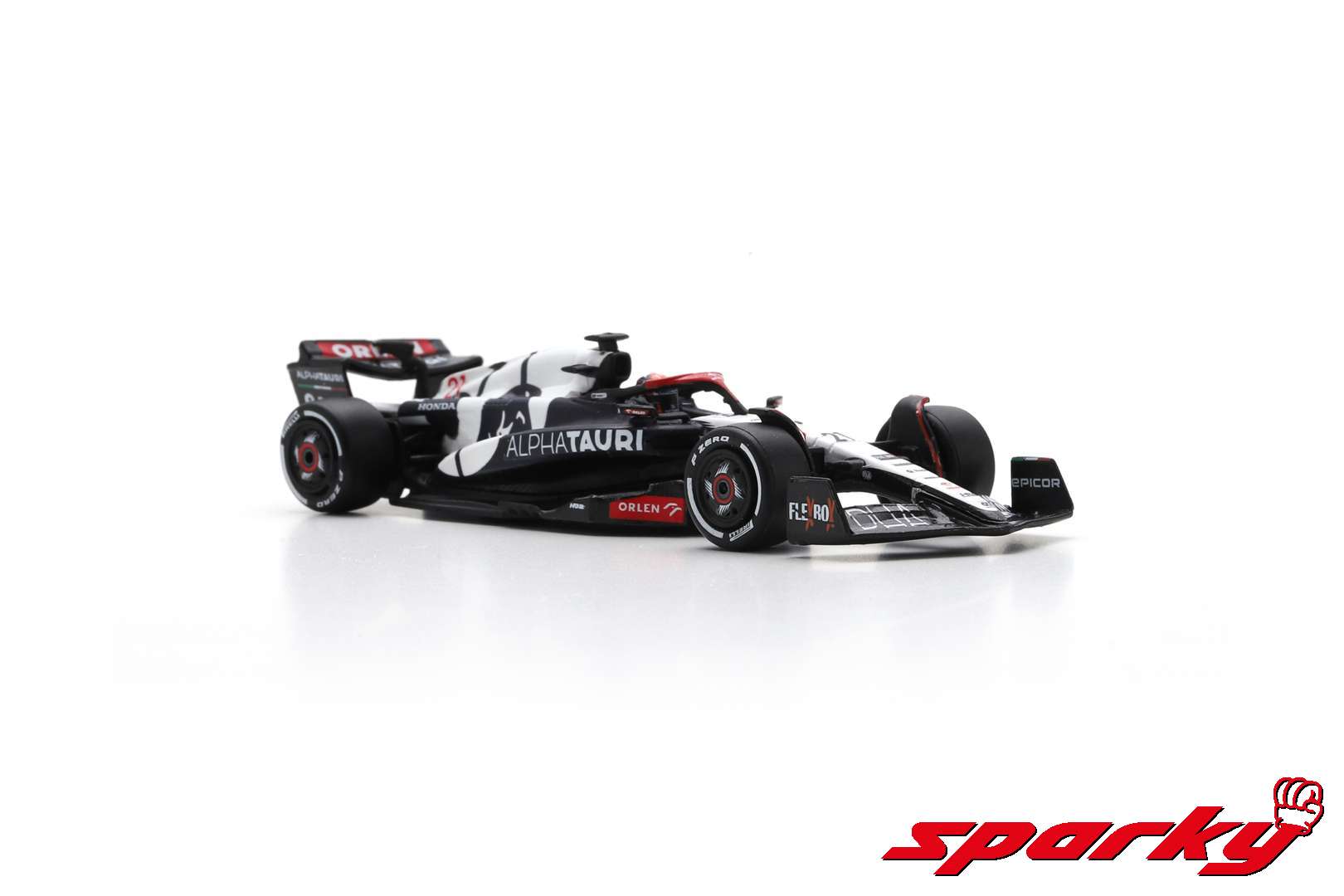 1:64 2023 Yuki Tsunoda -- #22 AlphaTauri AT04 -- Spark F1