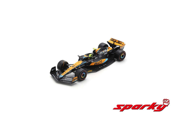 1:64 2023 Lando Norris -- #4 McLaren MCL60 -- Spark F1