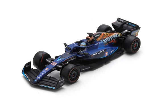 1:64 2023 Alex Albon -- Las Vegas GP -- #23 Gulf Williams FW45 -- Spark F1