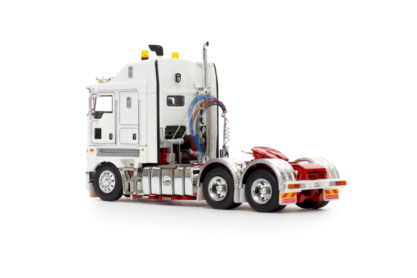 1:50 Kenworth K200 2.3 Cabin -- White/Red -- Drake Truck Z01424