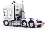 1:50 Kenworth K200 2.3 Cabin -- White/Blue -- Drake Truck Z01544