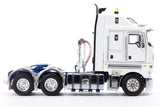 1:50 Kenworth K200 2.3 Cabin -- White/Blue -- Drake Truck Z01544
