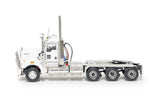 1:50 Kenworth C509 Day Cab Tri Drive -- White/Black -- Drake Truck Z01646