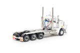 1:50 Kenworth C509 Day Cab Tri Drive -- White/Black -- Drake Truck Z01646