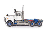 1:50 Mack Superliner Early Day Cab -- White/Blue -- Drake Truck Z01715