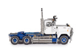 1:50 Mack Superliner Early Day Cab -- White/Blue -- Drake Truck Z01715