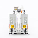 1:50 7x8 Steerable Trailer -- White -- Drake Truck ZT09068