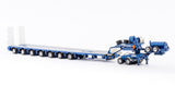 1:50 7x8 Steerable Trailer -- Metallic Blue -- Drake Truck ZT09076