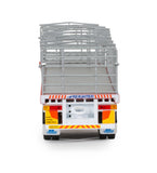 1:50 MaxiTRANS B Double Flat Top -- Silver/Red -- Drake Truck ZT09123