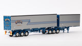 1:50 Eziliner B-Double Trailer Set -- Bobbins Transport -- Drake Truck ZT09258