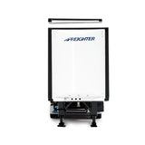 1:50 Eziliner B-Double Trailer Set -- Black/White -- Drake Truck ZT09279