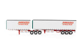 1:50 T-Liner B-Double Trailer Set -- Dawson's Haulage -- Drake Truck ZT09299