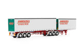 1:50 T-Liner B-Double Trailer Set -- Dawson's Haulage -- Drake Truck ZT09299