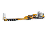 1:50 Kenworth K200 w/Drop Deck Trailer -- Big Hill Cranes -- Drake Truck ZT09336