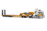 1:50 Kenworth K200 w/Drop Deck Trailer -- Big Hill Cranes -- Drake Truck ZT09336