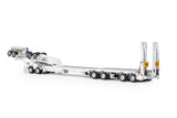 1:50 4x8 Swingwing and 2x8 Dolly Trailer -- White -- Drake Truck ZT09338