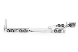 1:50 4x8 Swingwing and 2x8 Dolly Trailer -- White -- Drake Truck ZT09338