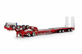1:50 4x8 Swingwing and 2x8 Dolly Trailer -- Rosso Red -- Drake Truck ZT09340