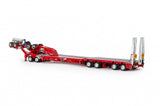 1:50 4x8 Swingwing and 2x8 Dolly Trailer -- Rosso Red -- Drake Truck ZT09340