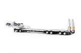 1:50 4x8 Swingwing and 2x8 Dolly Trailer -- White/Black -- Drake Truck ZT09342
