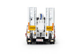 1:50 4x8 Swingwing and 2x8 Dolly Trailer -- White/Black -- Drake Truck ZT09342