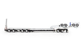 1:50 4x8 Swingwing and 2x8 Dolly Trailer -- White/Black -- Drake Truck ZT09342