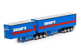 1:50 T-Liner B-Double Trailer -- Shaw's Transport -- Drake Truck ZT09352