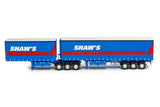 1:50 T-Liner B-Double Trailer -- Shaw's Transport -- Drake Truck ZT09352