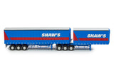 1:50 T-Liner B-Double Trailer -- Shaw's Transport -- Drake Truck ZT09352