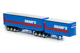 1:50 T-Liner B-Double Trailer -- Shaw's Transport -- Drake Truck ZT09352