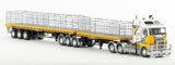 1:50 Kenworth K200 w/B-Double Trailer -- Big Hill Cranes -- Drake Truck ZT09360