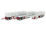 1:50 Freighter Triple Road Train Set -- Dawson's Haulage -- Drake Truck ZT09366