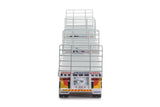 1:50 Freighter Triple Road Train Set -- White/Red -- Drake Truck ZT09379