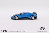 1:64 Bugatti Centodieci -- Blu Bugatti -- Mini GT MGT00586