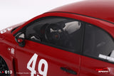1:18 Fiat Abarth 595 LB-WORKS x Abas Works -- #49 Red -- TopSpeed Model TS0613