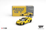 1:64 Chevrolet Corvette (C8) ZR1 -- Accelerate Yellow -- Mini GT MGT01158