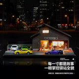 1:64 Diorama – Japanese Style Train Station Miniature Scene -- SCJ 82027