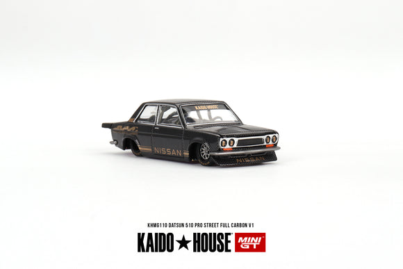 1:64 Datsun 510 Pro Street -- Full Carbon V1 -- KaidoHouse x Mini GT