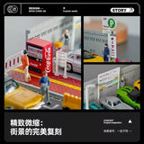 1:64 Diorama – Japanese Style Parking Lot Miniature Scene -- SCJ 82035