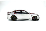 1:18 Alfa Romeo Giulia GTAm 2023 -- White/Maroon -- Solido