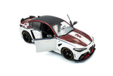 1:18 Alfa Romeo Giulia GTAm 2023 -- White/Maroon -- Solido