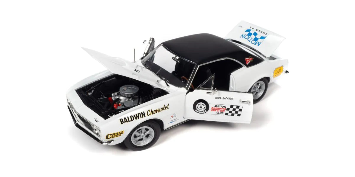 Baldwin Motion Camaro 1/18 限定版 シェビーカマロ 1:18 1967 Chevrolet Camaro Baldwin Motion -- Ermine White -- American