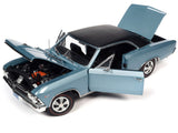1:18 1966 Chevrolet Chevelle SS 396 Hardtop -- Blue -- American Muscle