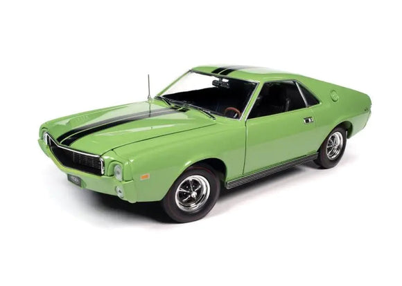 1:18 1969 AMC AMX Hardtop -- Big Bad Green -- American Muscle